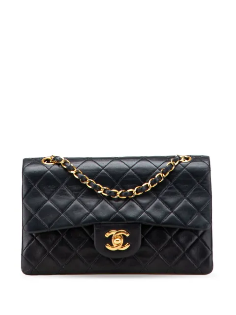 CHANEL Pre-Owned 1989-1991 Small Classic Lambskin Double Flap shoulder bag