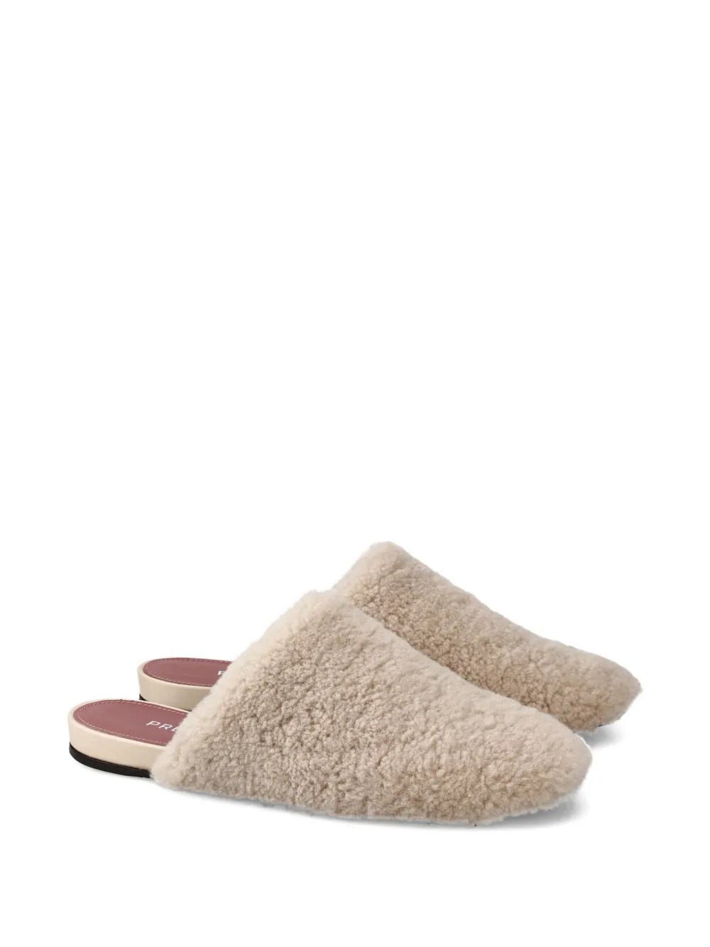 Premiata shearling slippers - Wit
