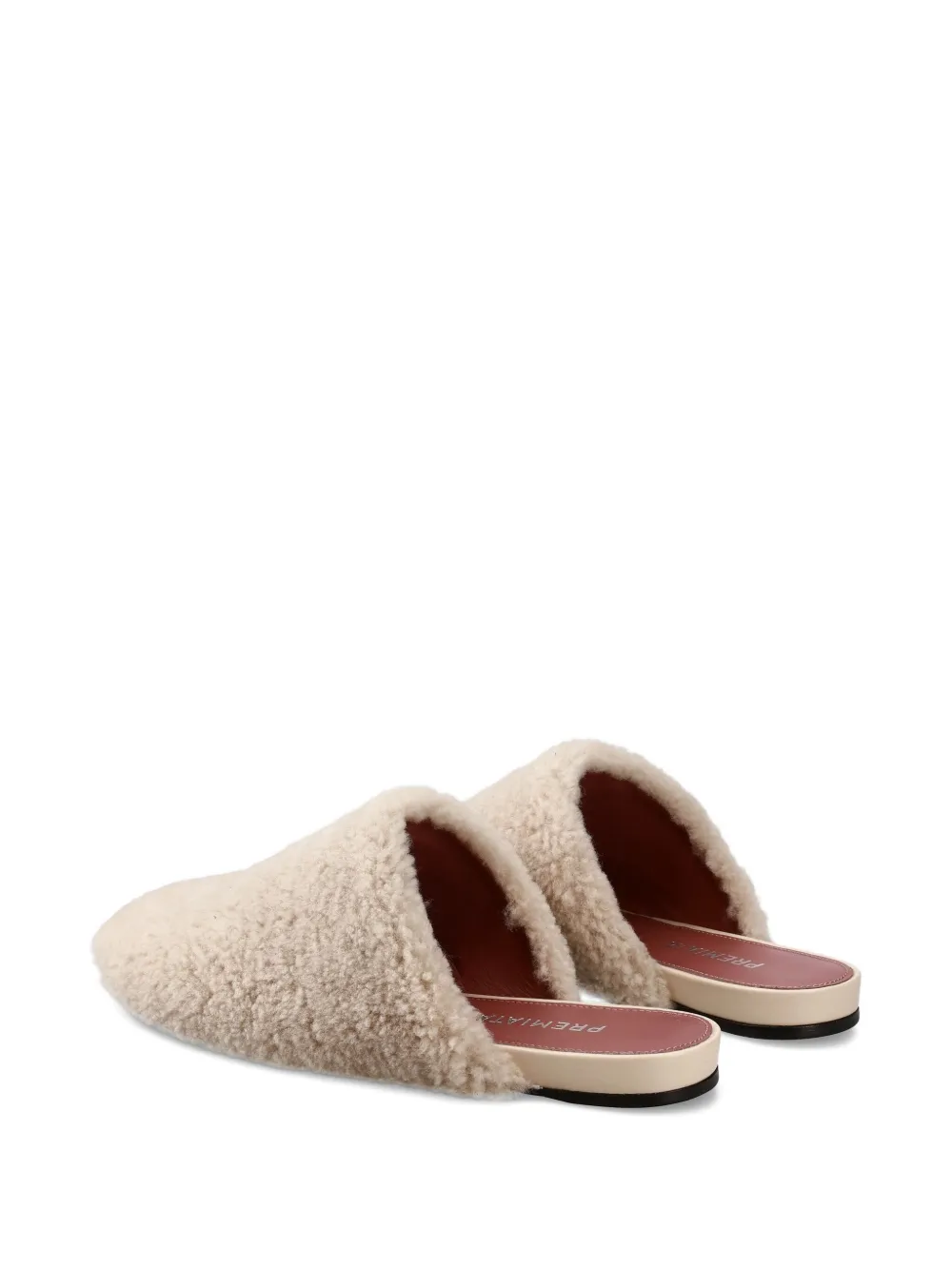 Premiata shearling slippers White
