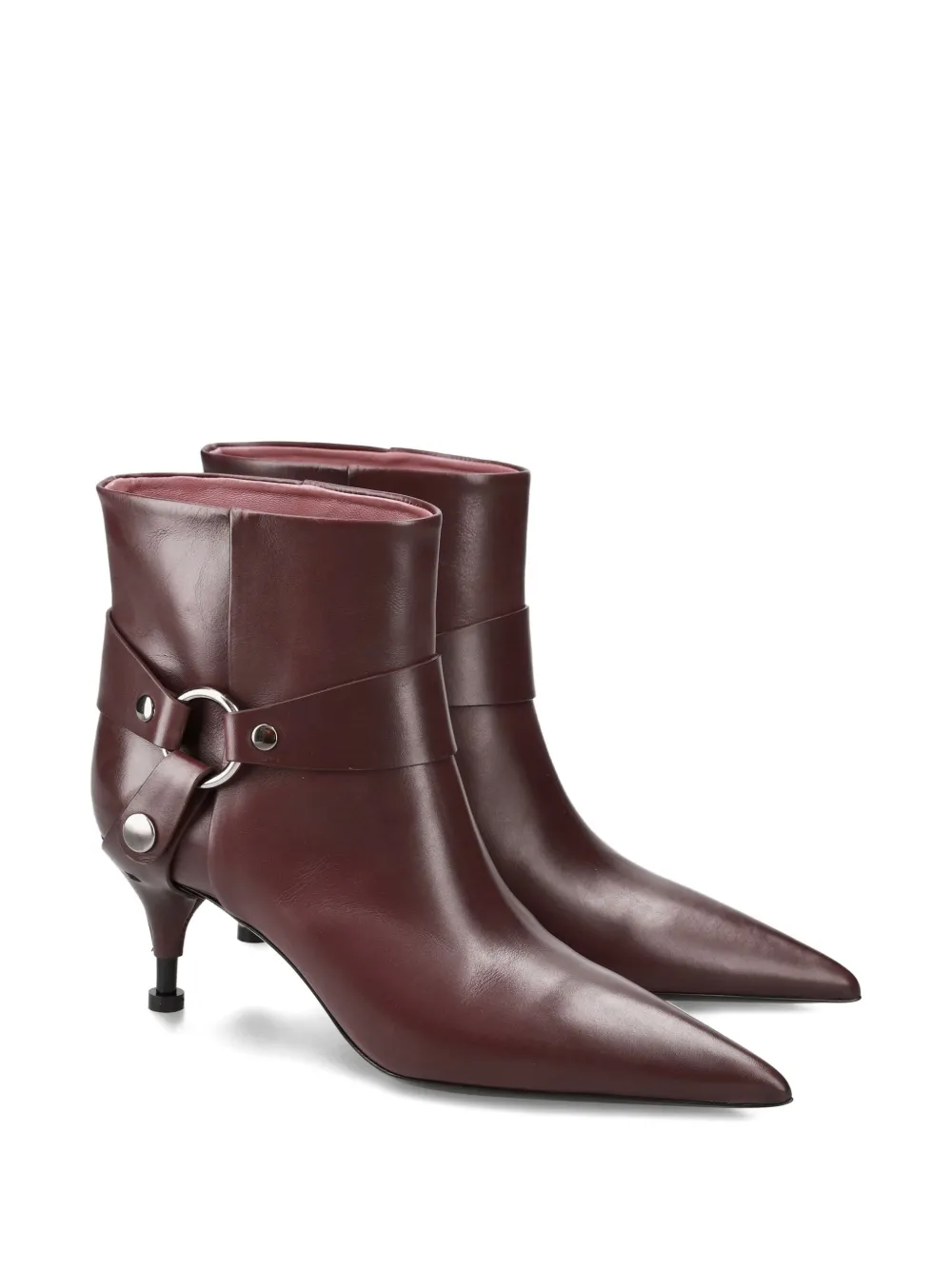 Premiata leather ankle boots Brown
