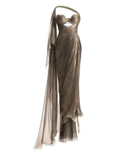 Maria Lucia Hohan one-shoulder midi dress