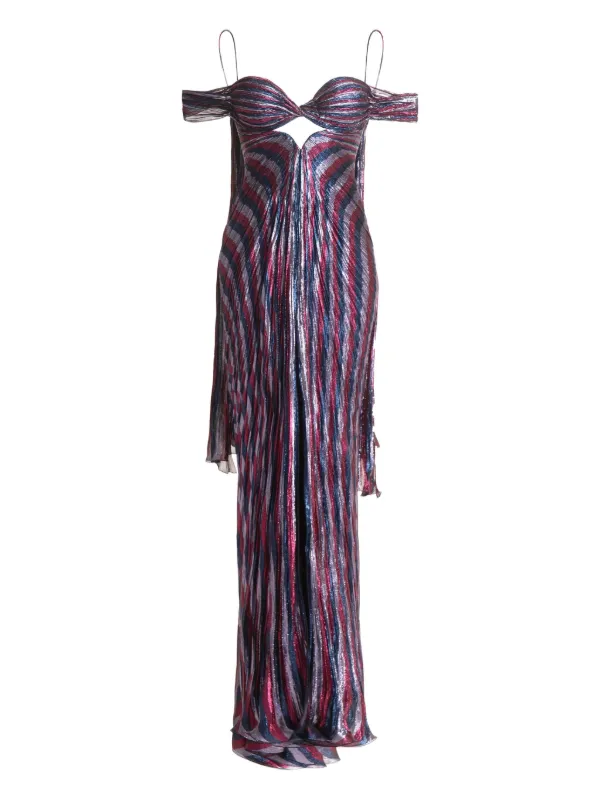 Maria Lucia Hohan Sidonie Pleated lace-up Gown | Pink | FARFETCH