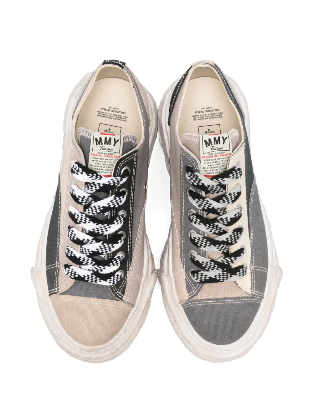 Maison MIHARA YASUHIRO low-top sneakers Beige