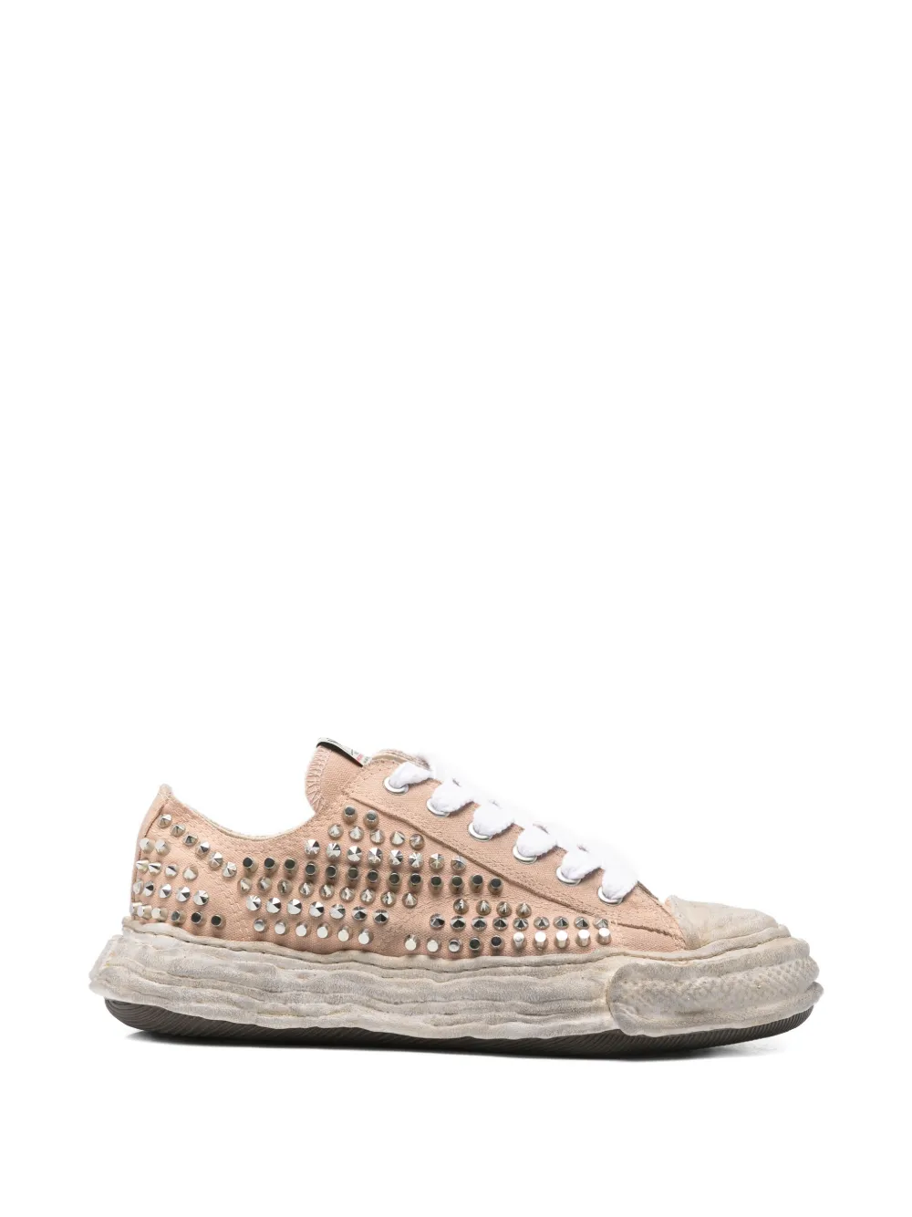 Maison MIHARA YASUHIRO studded low-top sneakers - Pink