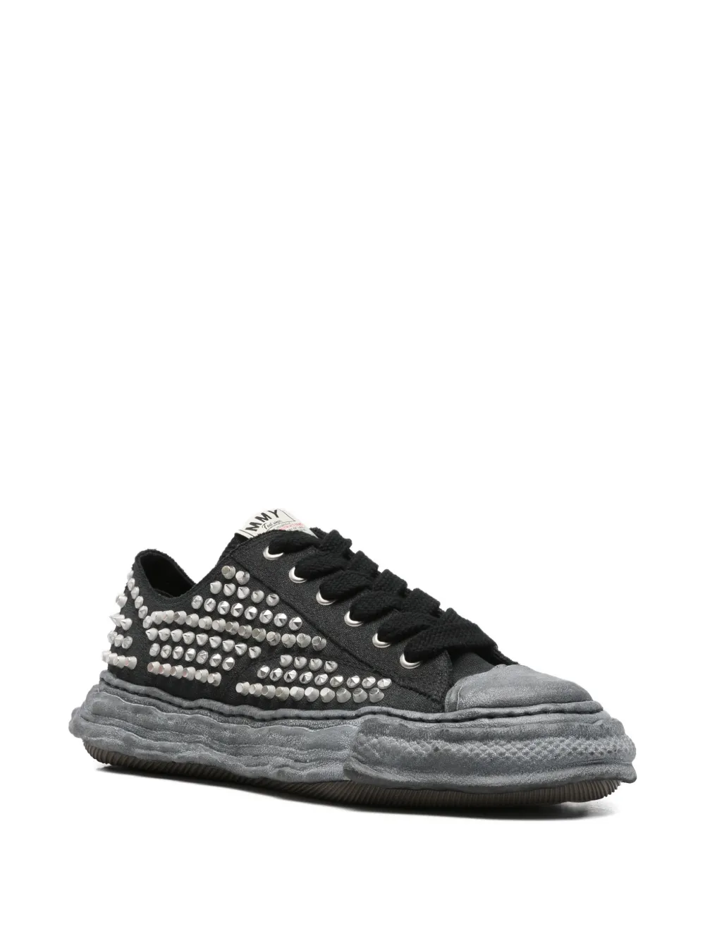 Maison MIHARA YASUHIRO studded sneakers Zwart