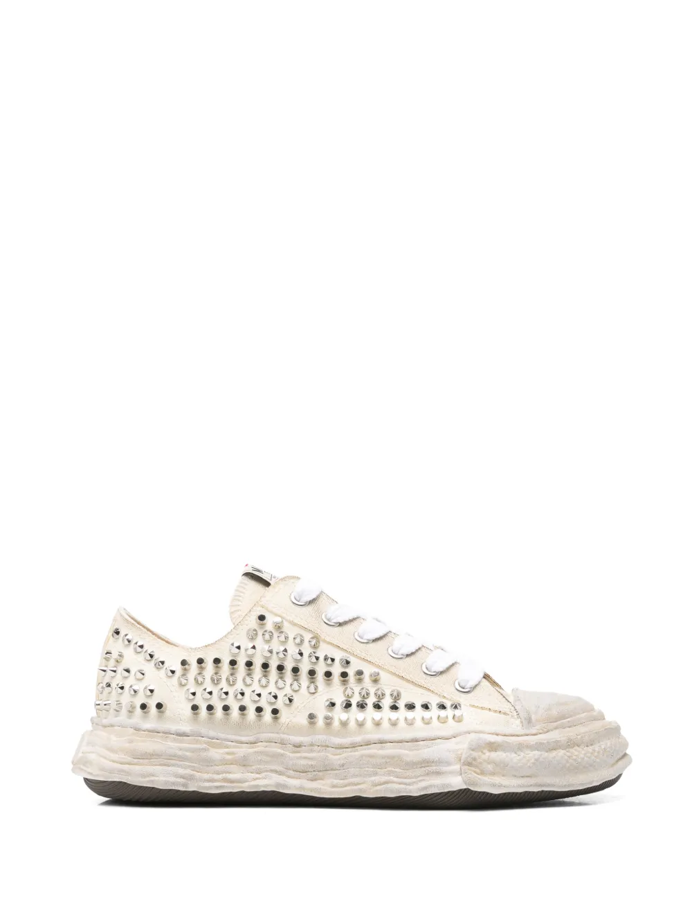 Maison MIHARA YASUHIRO studded sneakers - Bianco