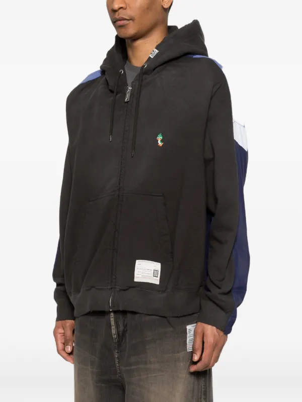 Maison MIHARA YASUHIRO zip-up Panelled Jacket | Black | FARFETCH