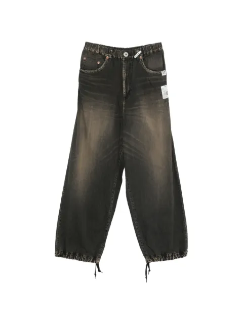 Maison MIHARA YASUHIRO jeans anchos con cordón