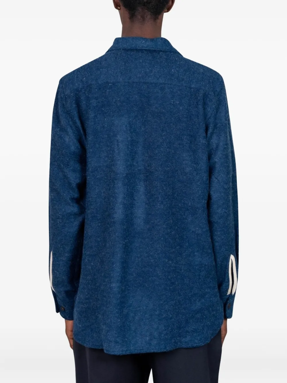 Universal Works Button-up overhemd Blauw