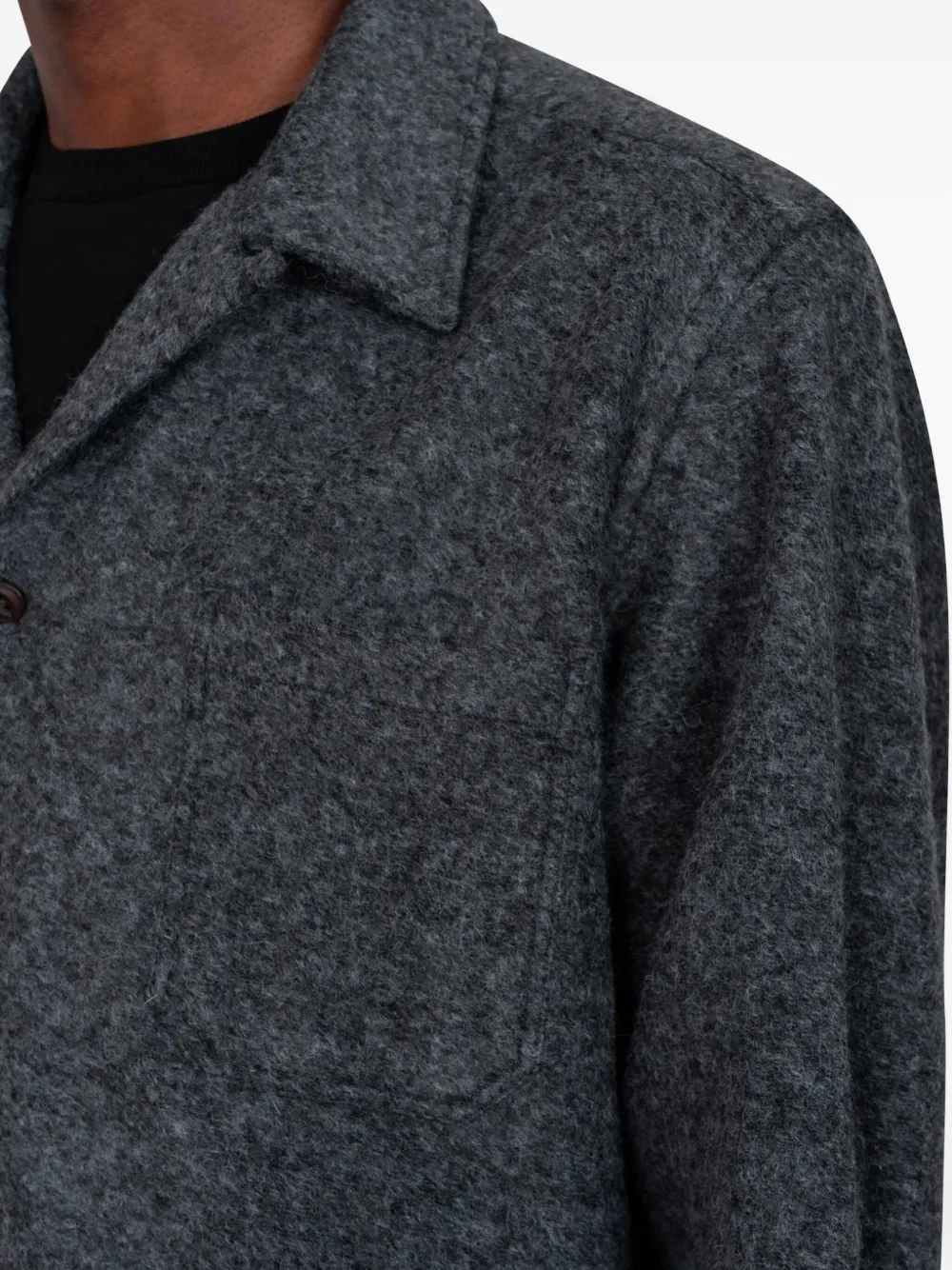 Universal Works Button-up overhemd Grijs