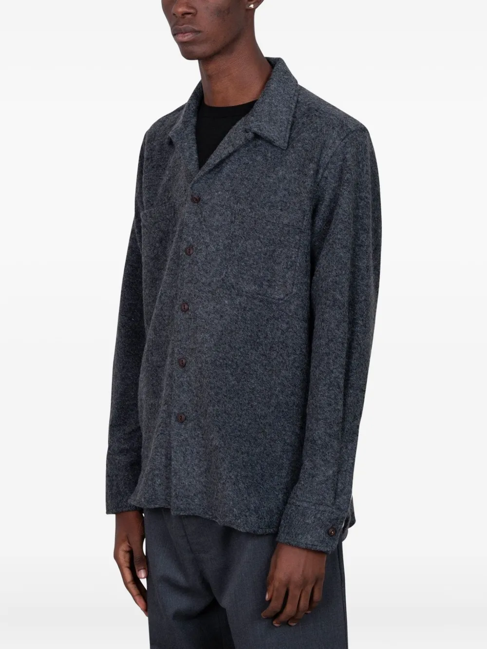 Universal Works button-up shirt - Grijs