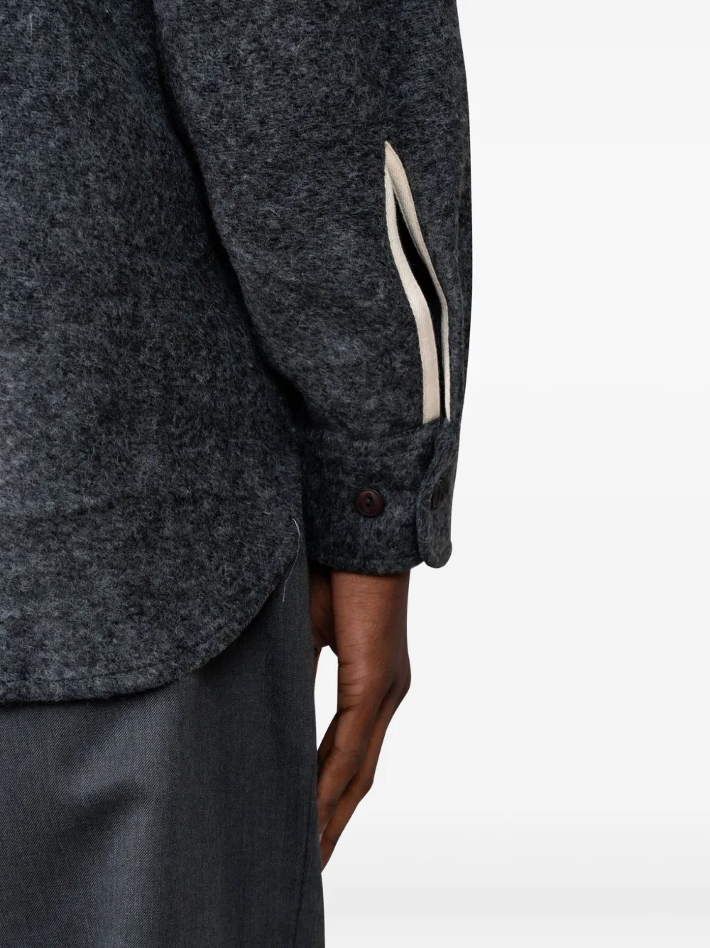 Universal Works Button-up overhemd Grijs