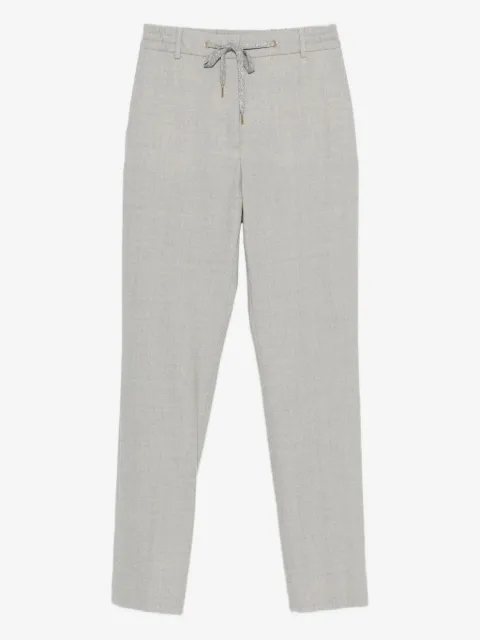 Eleventy drawstring-waist trousers