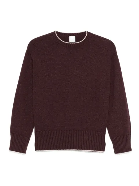 Eleventy contrasting-trim sweater