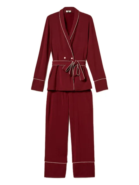TWINSET set de top y pantalones de pijama Mannish