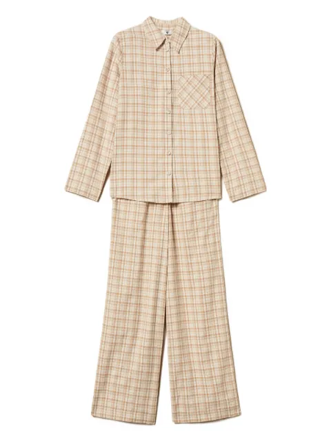 TWINSET Mannish check pyjama trousers and top