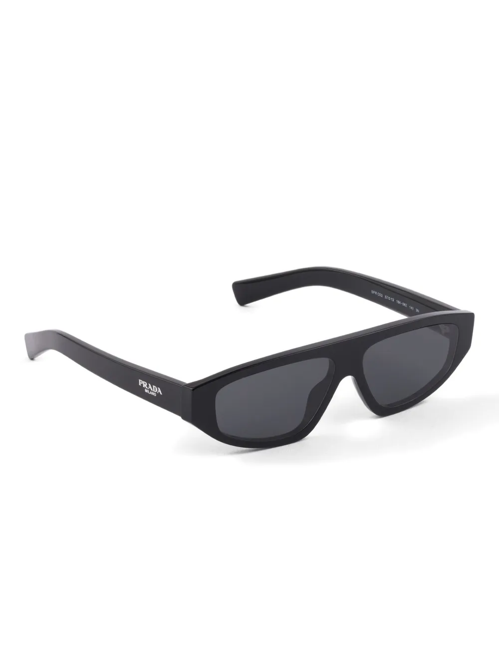 Prada Eyewear geometric-frame sunglasses Zwart