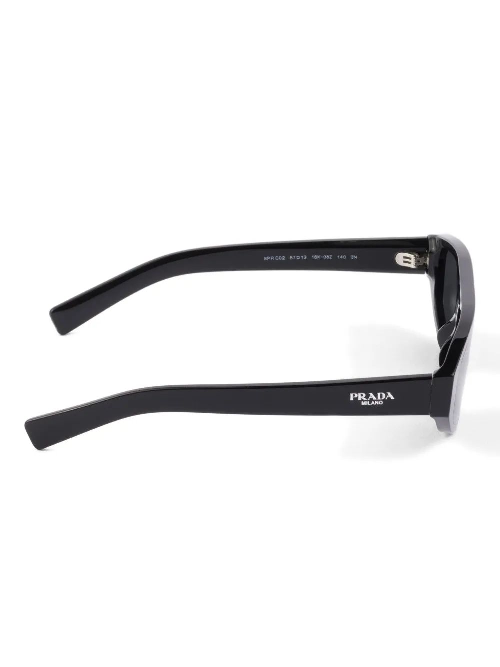 Prada Eyewear geometric-frame sunglasses Zwart
