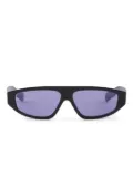 Prada Eyewear geometric-frame sunglasses - Black