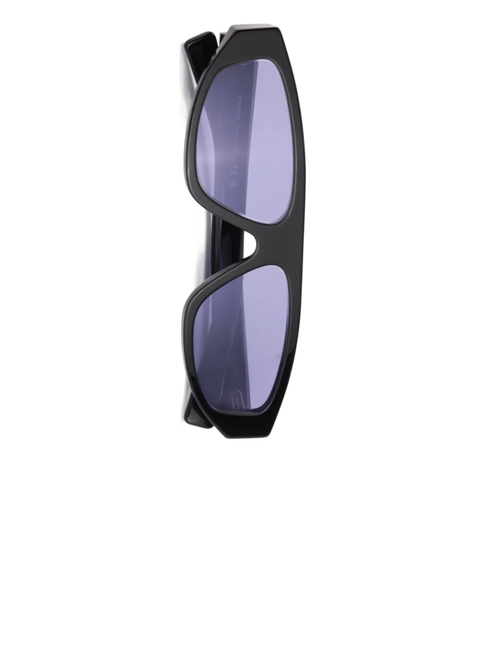 Prada Eyewear geometric-frame sunglasses Zwart