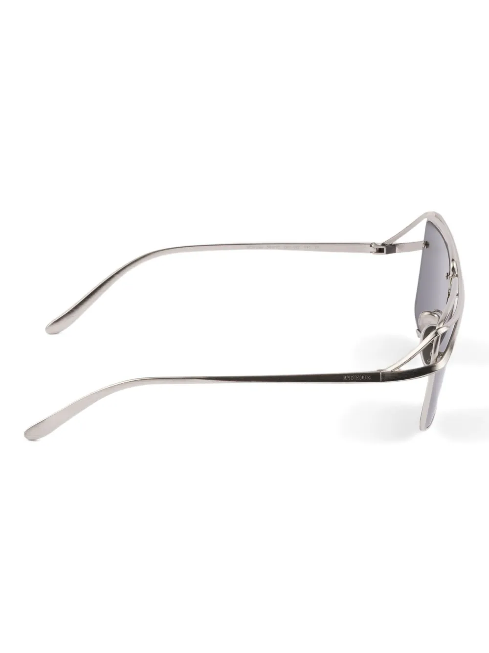 Prada Eyewear double-bar square-frame sunglasses Grijs