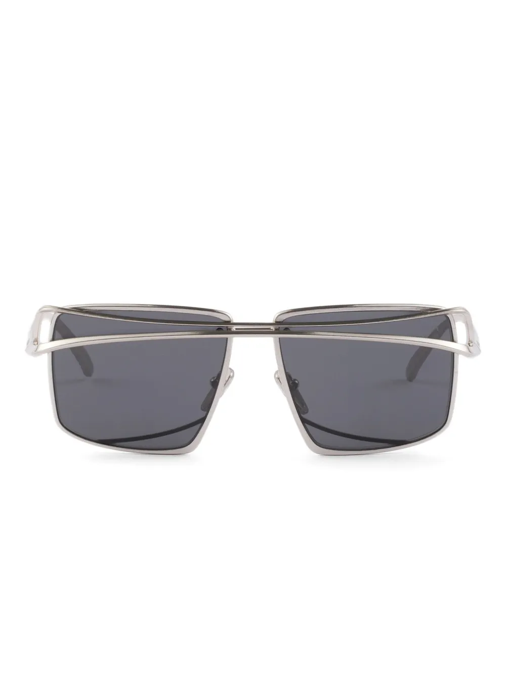 Prada Eyewear double-bar square-frame sunglasses Grijs
