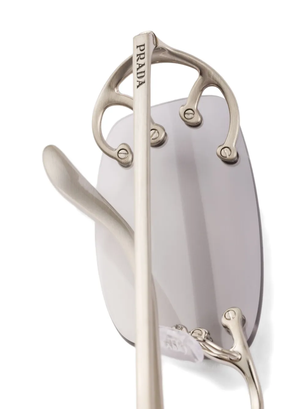 Prada Eyewear metal-frame sunglasses Grijs