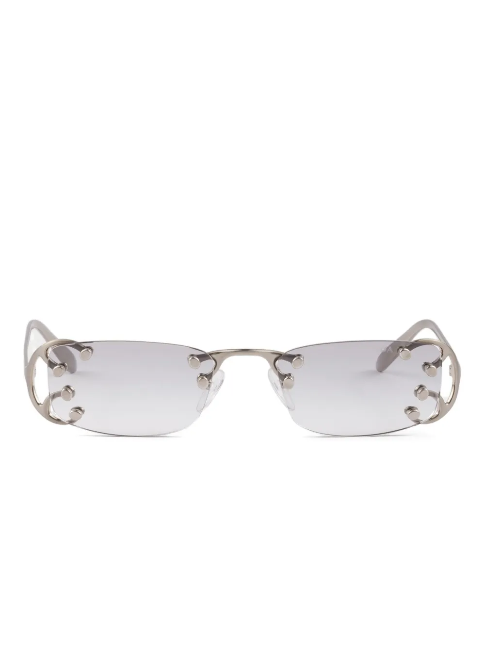 Prada Eyewear metal-frame sunglasses Grijs