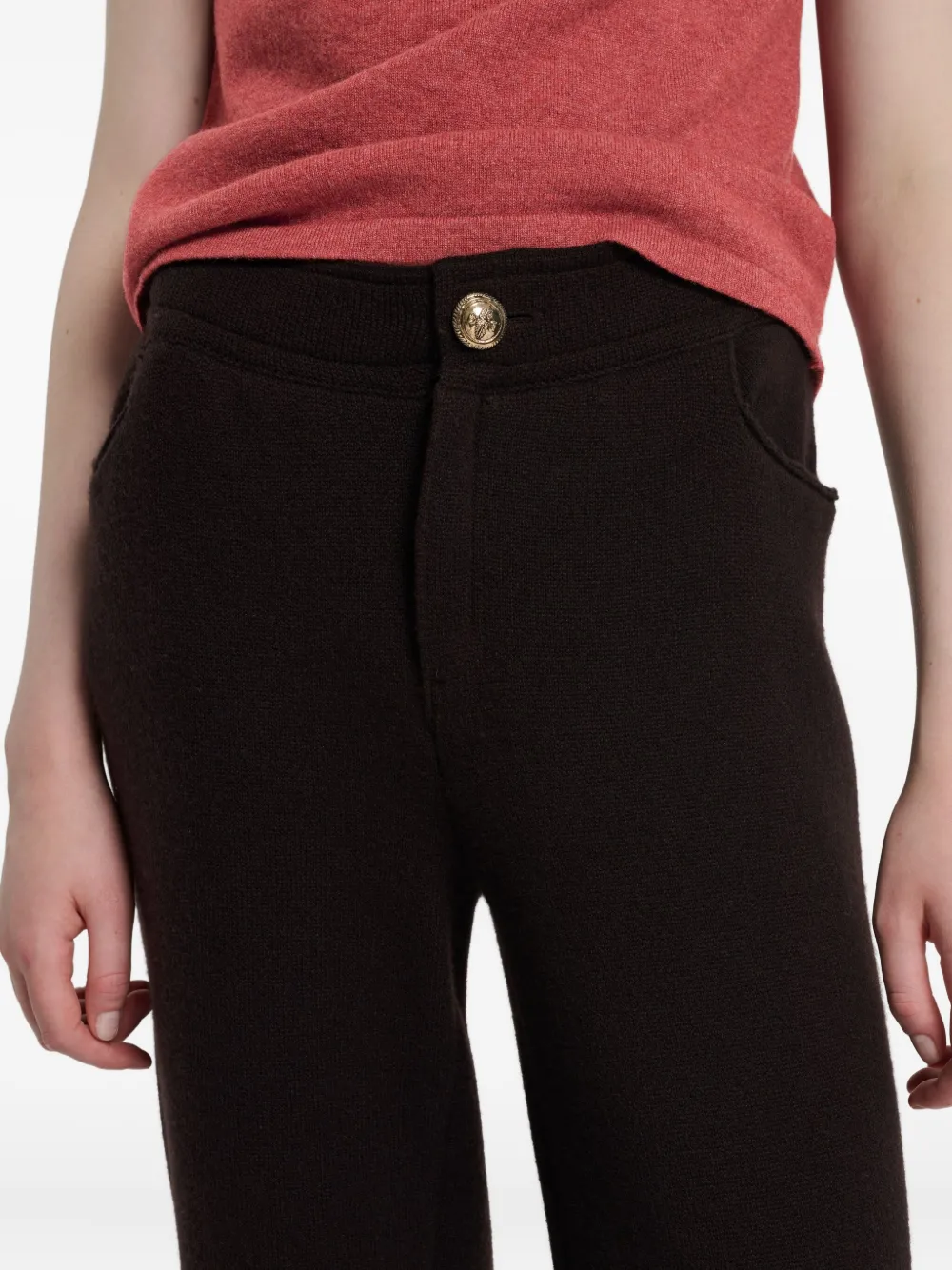 Barrie Kasjmier broek Bruin