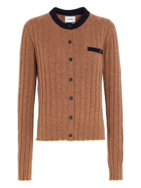 Barrie ribbed cardigan