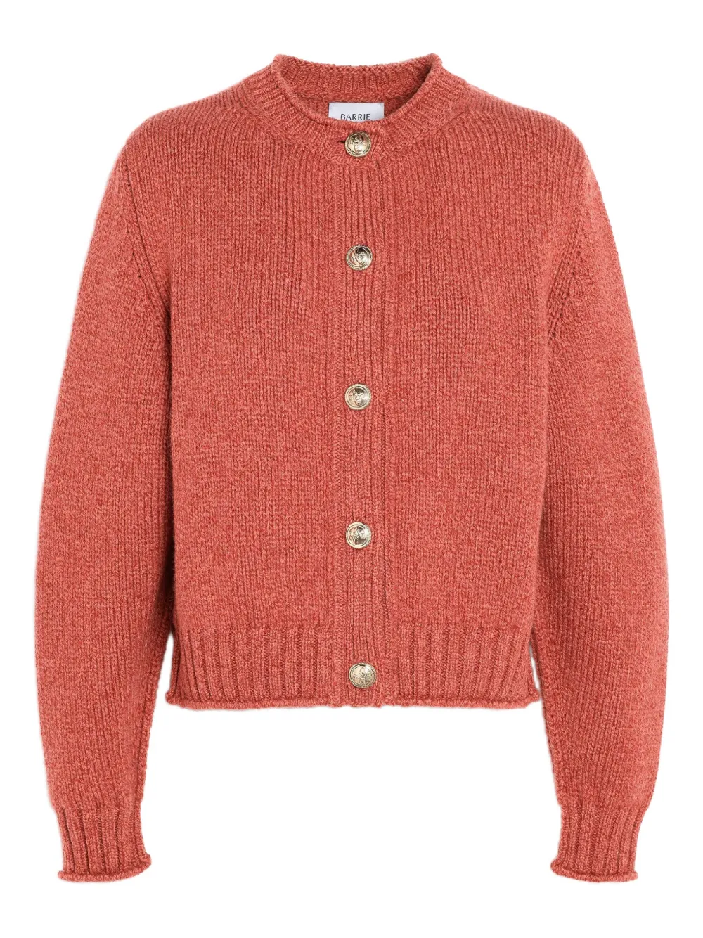 Barrie Chunky-knit Cardigan In Pink