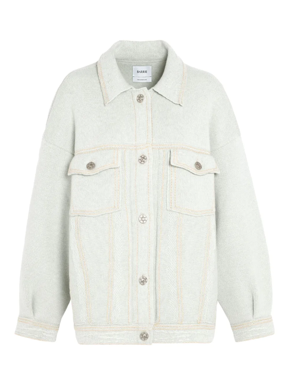 Barrie Jack met denim-effect Groen
