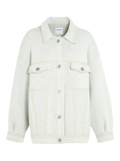 Barrie denim-effect jacket