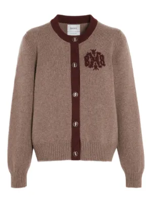 barrie　バリー　長袖カーディガン　MADE IN SCOTLAND　44 Cardigan in cotton with a cashmere B logo – Barrie