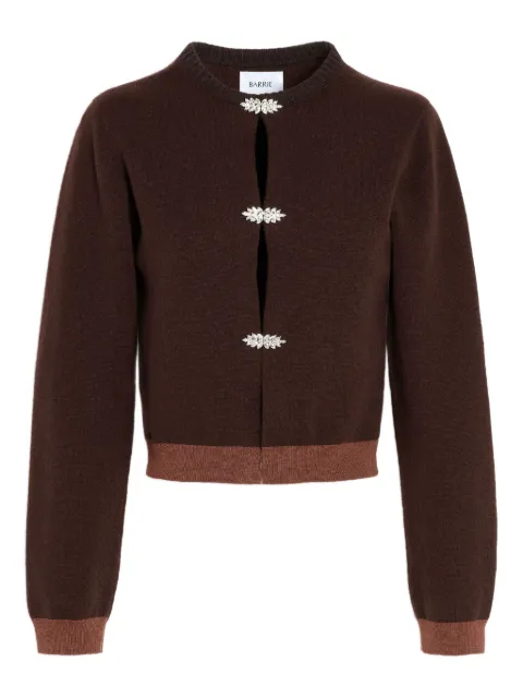 Barrie jewel-detail cashmere cardigan