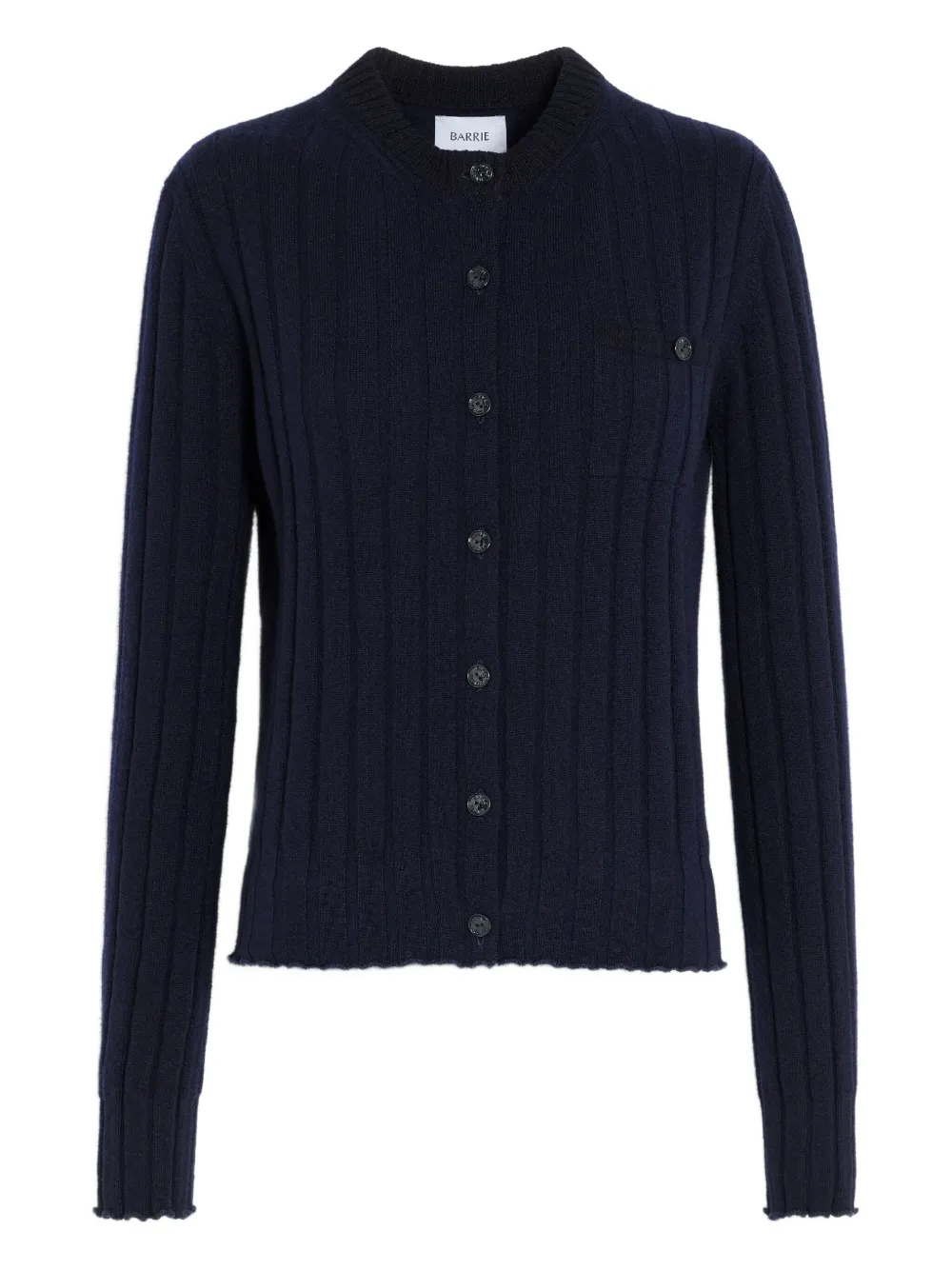 Barrie Geribbeld vest Blauw