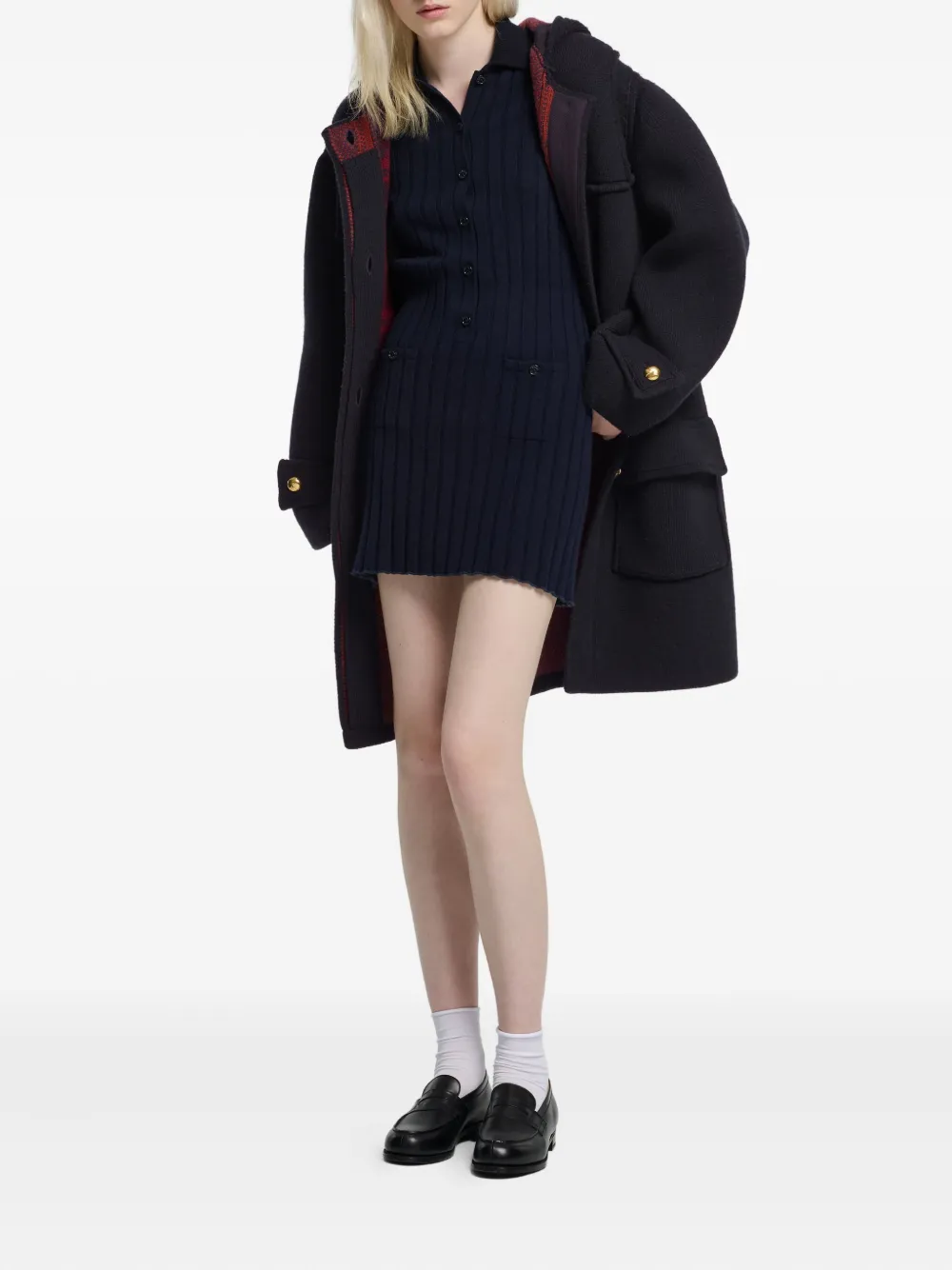 Barrie Duffle jas Zwart