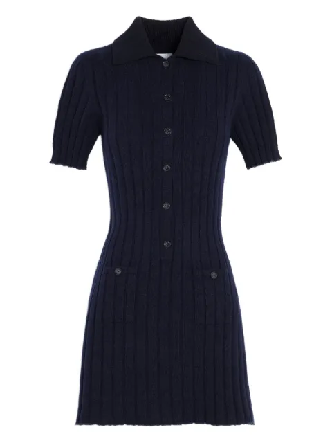 Barrie ribbed midi dress