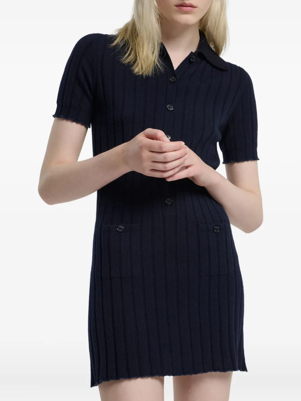 Barrie Geribbelde midi-jurk 213