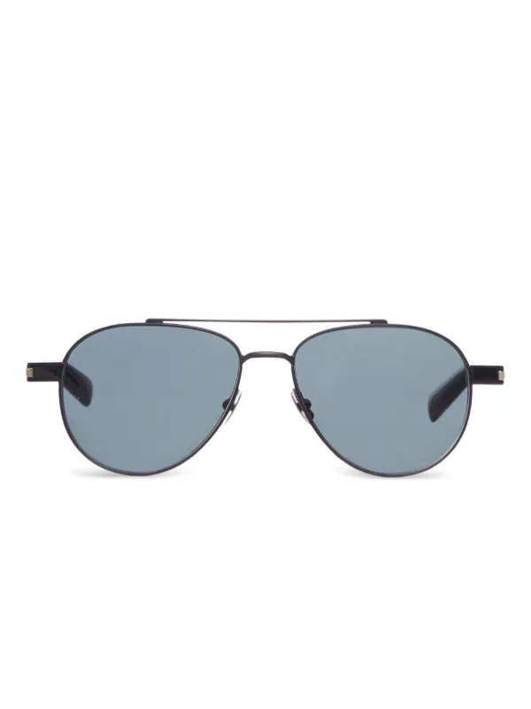 Saint Laurent Eyewear パイロット サングラス | ブラック | FARFETCH JP