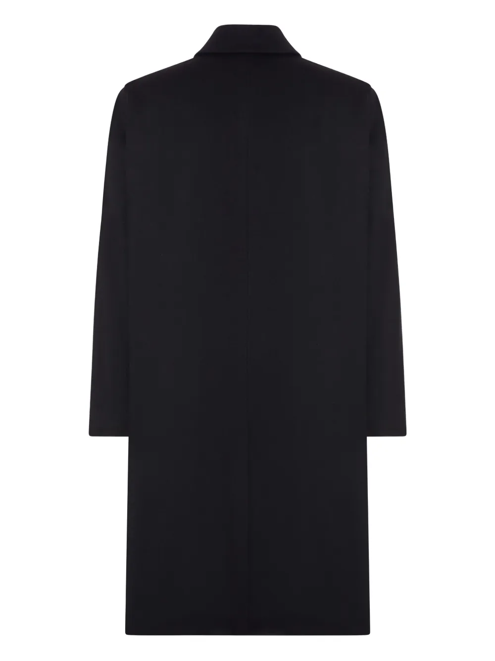 Lardini single-breasted cashmere overcoat Zwart
