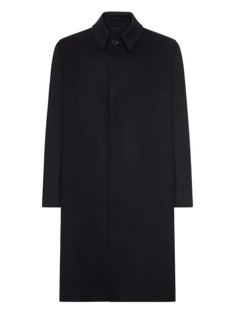 Lardini single-breasted cashmere overcoat