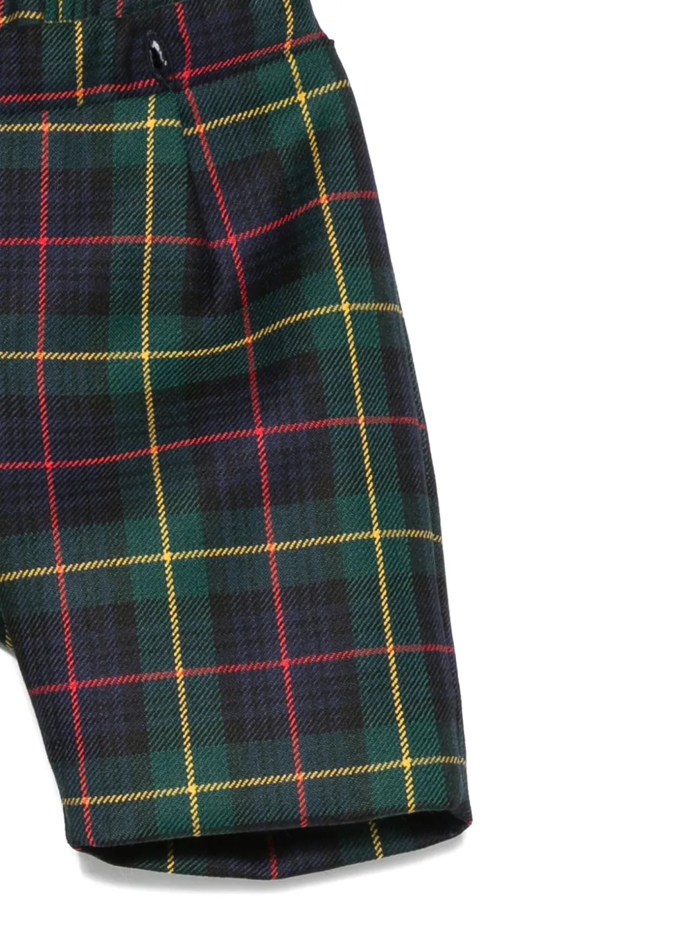 Mariella Ferrari Geruit katoenen shortsset Wit