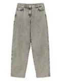 TWINSET utility-pocket logo-patch jeans - Grey