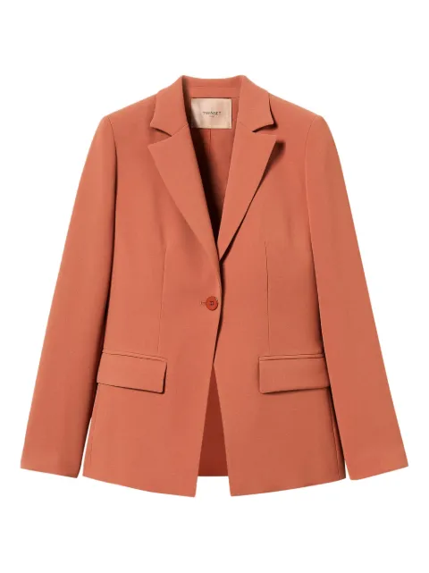 TWINSET back-vent single-breasted blazer