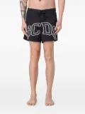 GCDS logo-print drawstring shorts - Black