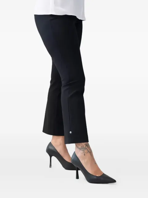 Caractère button-fastening flared trousers