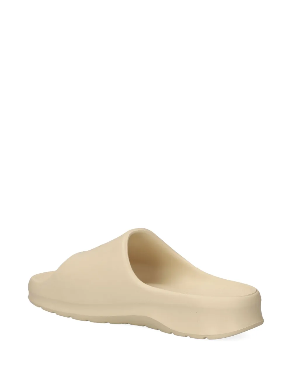 Lacoste crocodile-logo platform slides Neutrals