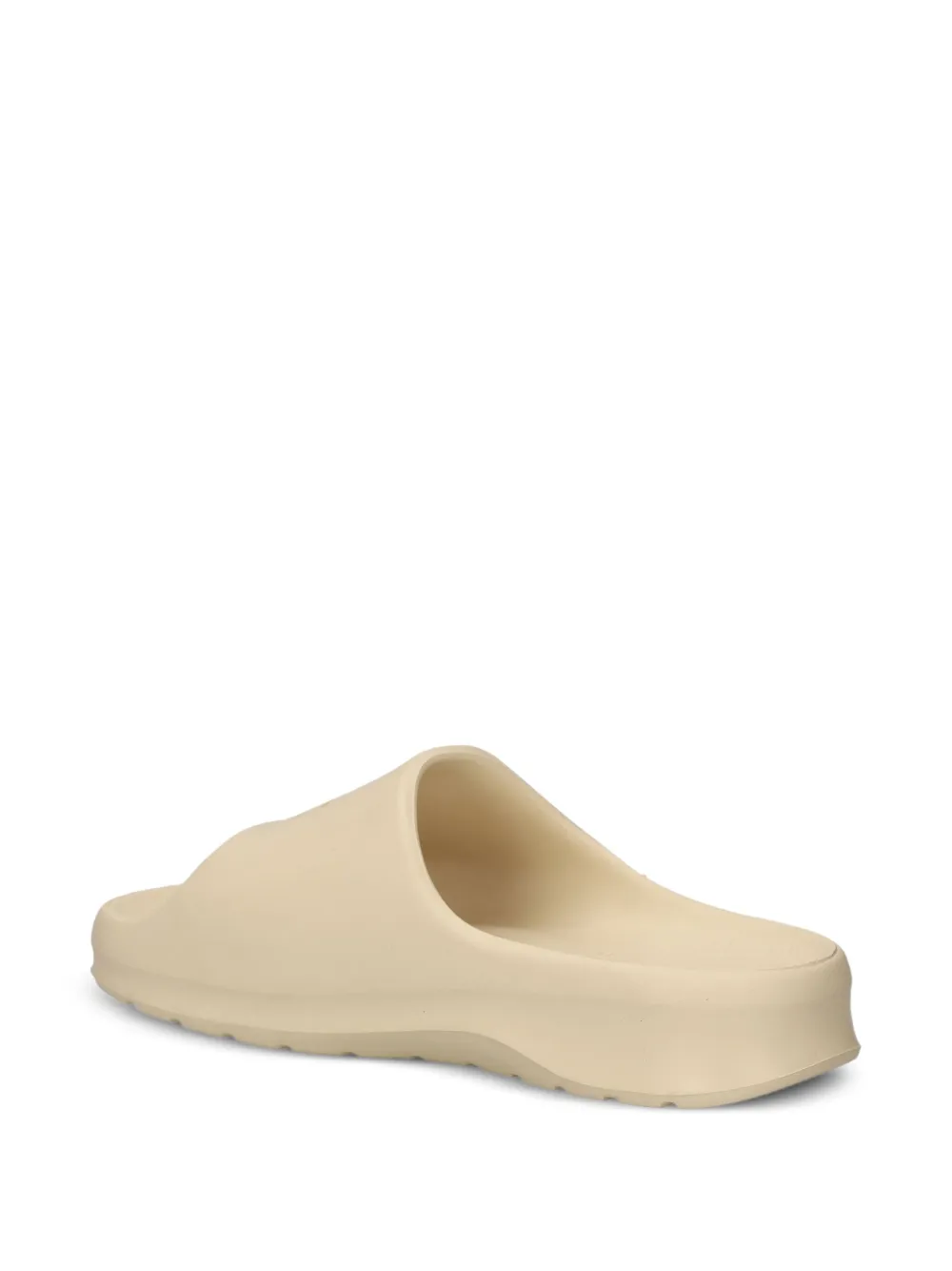 Lacoste crocodile-logo platform slides Neutrals