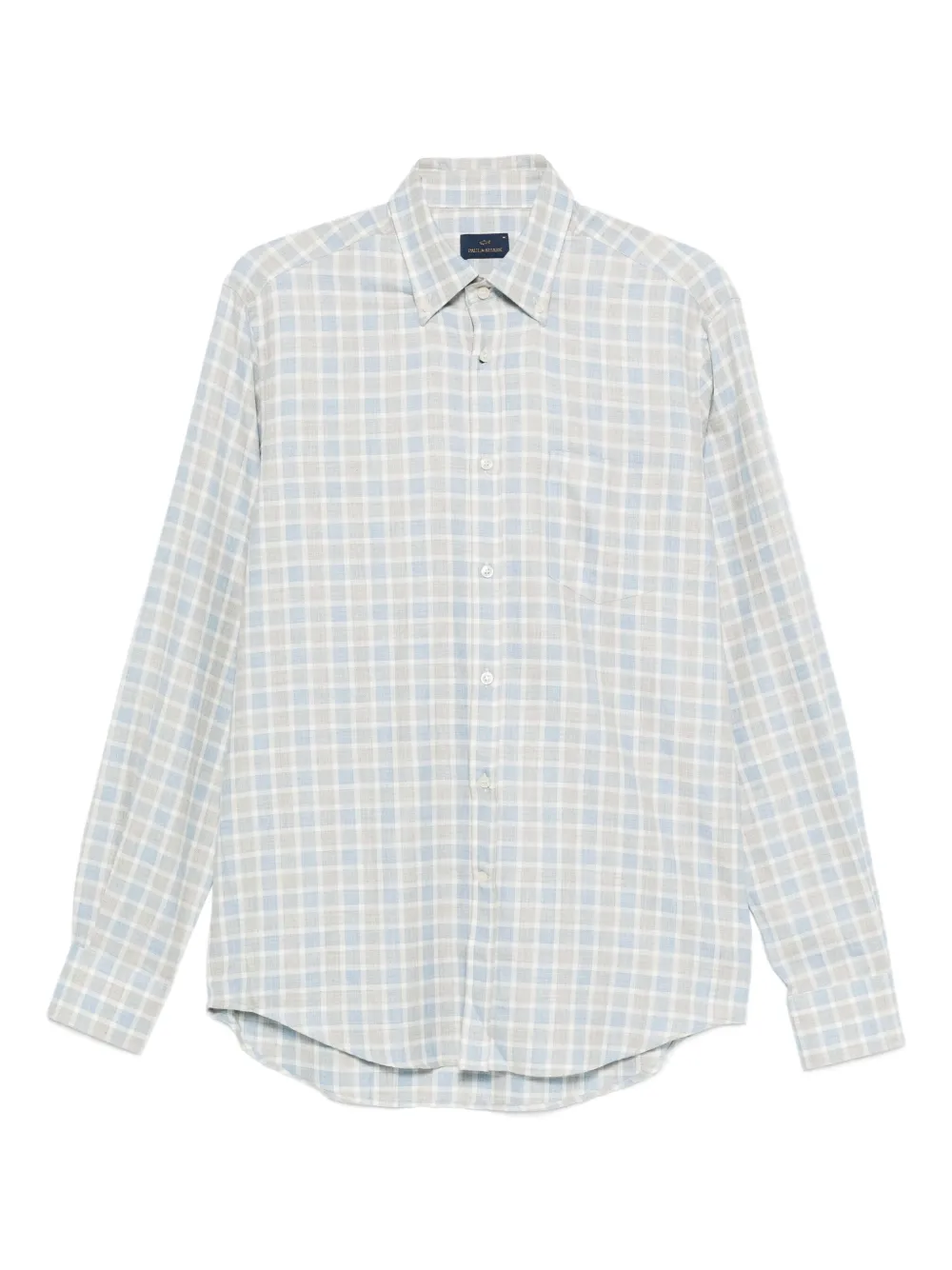 Paul & Shark checked long-sleeved shirt | Blue | Image 1
